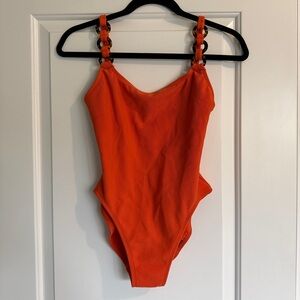 Vintage Robin Picconi Women's Orange Swimsuit-one-piece
